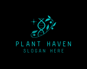 Biotech DNA Plant logo design