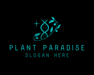 Biotech DNA Plant logo design