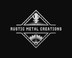 Laser Mechanical Metalworks logo design