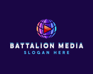 Globe Media Player logo design