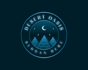 Midnight Pyramid Tour logo design