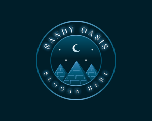 Midnight Pyramid Tour logo design