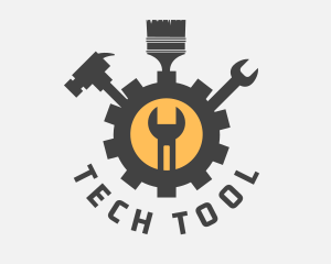 Mechanic Tools Cog logo