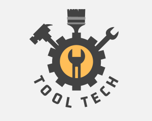 Mechanic Tools Cog logo