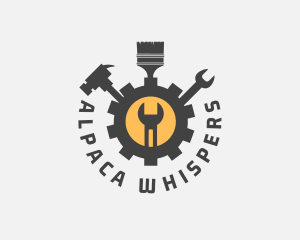 Mechanic Tools Cog logo design