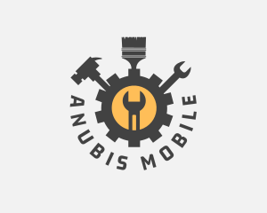 Mechanic Tools Cog logo design