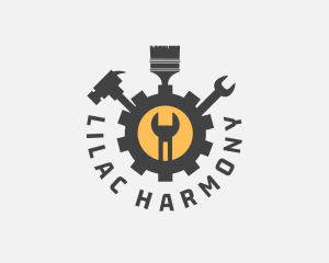 Mechanic Tools Cog logo design