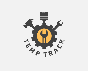 Mechanic Tools Cog logo design