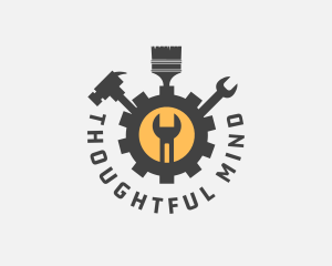 Mechanic Tools Cog logo design