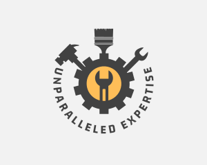 Mechanic Tools Cog logo design