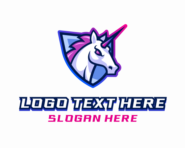 Unicorn logo example 2