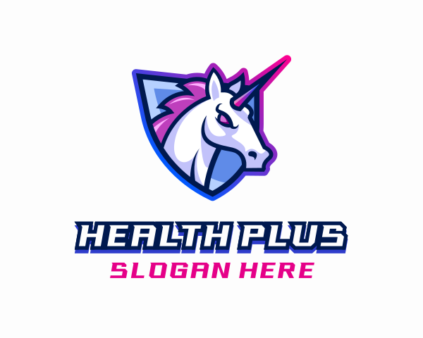 Unicorn logo example 2