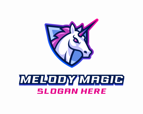 Unicorn logo example 2