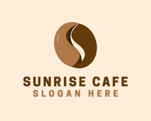 Coffee Bean Cafe Letter S logo design