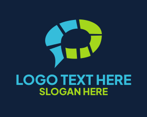 Chat Speech Bubble logo