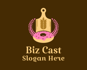 Wheat Donut Baking Logo