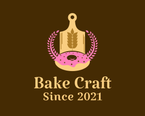 Wheat Donut Baking logo design