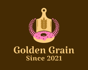 Wheat Donut Baking logo design