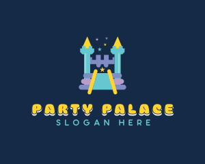 Inflatable Castle Playground  logo design