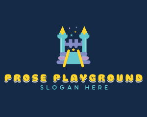 Inflatable Castle Playground  logo design