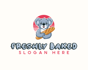 Koala Baguette Bakery logo design