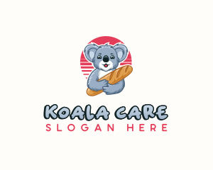 Koala Baguette Bakery logo design