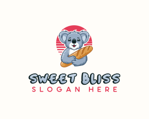 Koala Baguette Bakery logo design