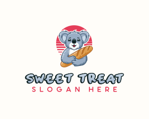 Koala Baguette Bakery logo design