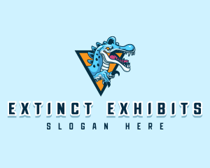 Prehistoric Spinosaur Dinosaur logo