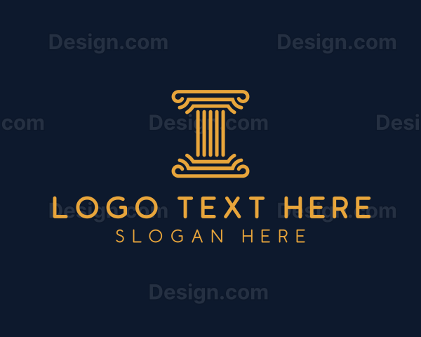 Elegant Pillar Architecture Logo