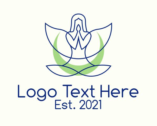 Yoga Trainer logo example 1