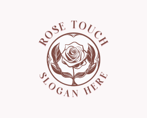 Rose Flower Wedding logo