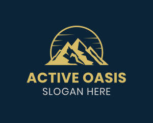 Gold Mountain Summit logo design