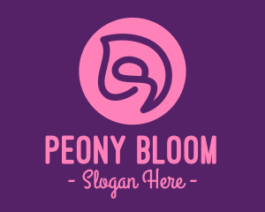 Swirly Flower Bud logo design