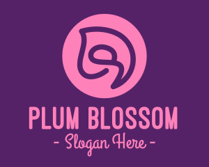 Swirly Flower Bud logo design