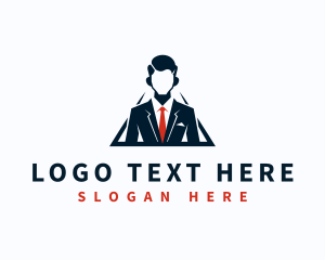 Professional Male Businessman logo