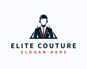 Professional Male Businessman Logo