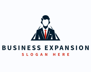 Professional Male Businessman logo