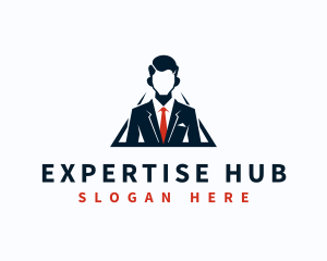 Professional Male Businessman logo design