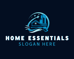 Pressure Washer Home logo design