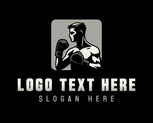 Boxing Fighter Athlete logo
