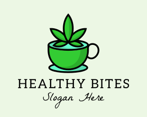 Healthy Herbal Tea  logo design