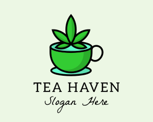 Healthy Herbal Tea  logo design