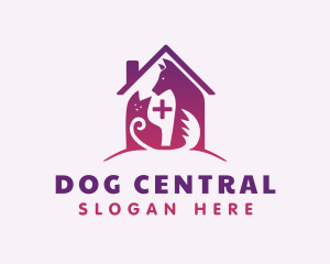 Gradient Pet Care logo design