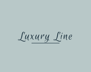 Elegant Luxury Wordmark   logo design