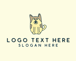 Cute Puppy Dog Logo