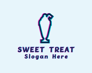 Ice Cream Sundae Anaglyph logo