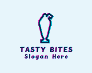 Ice Cream Sundae Anaglyph logo
