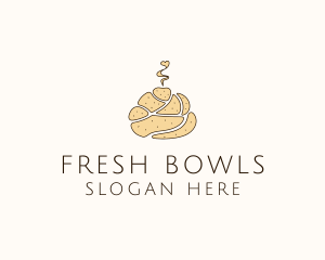 Fresh Bread Dough logo design