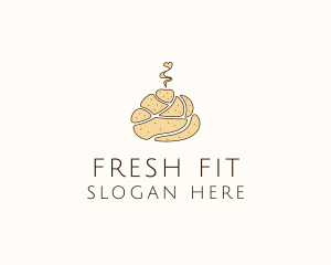 Fresh Bread Dough logo design